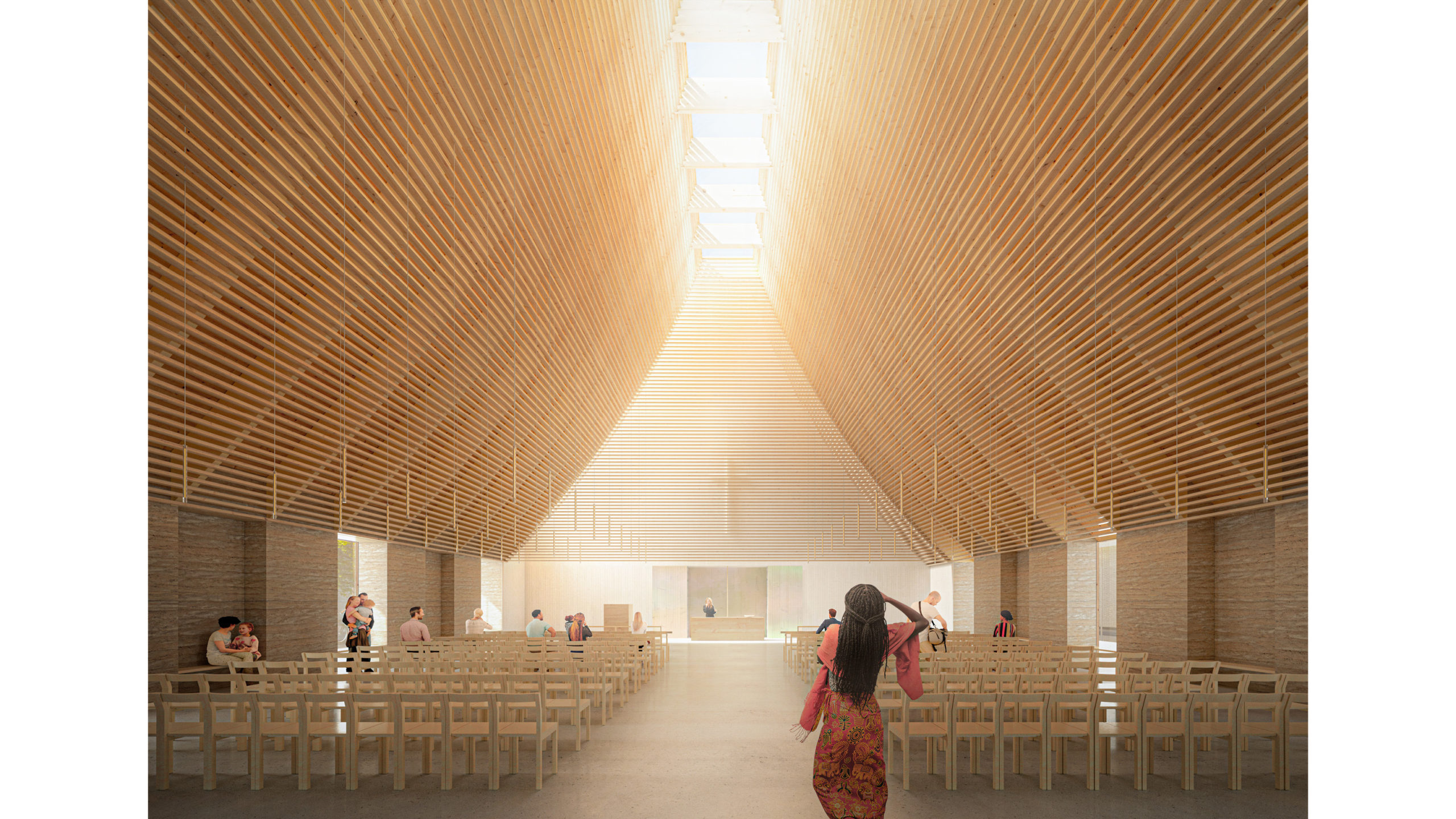 Ørestad church_OOPEAA_01_Churchhall_view