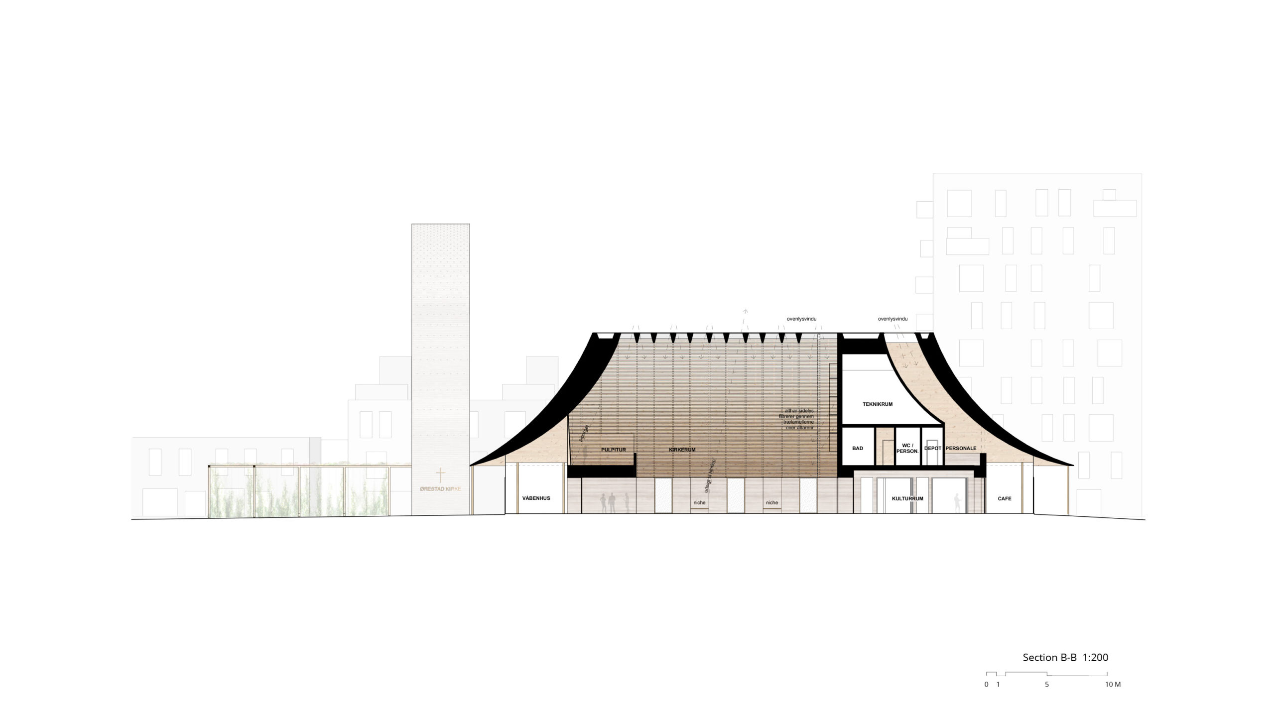 Ørestad church_OOPEAA_14_Section B-B_1_200