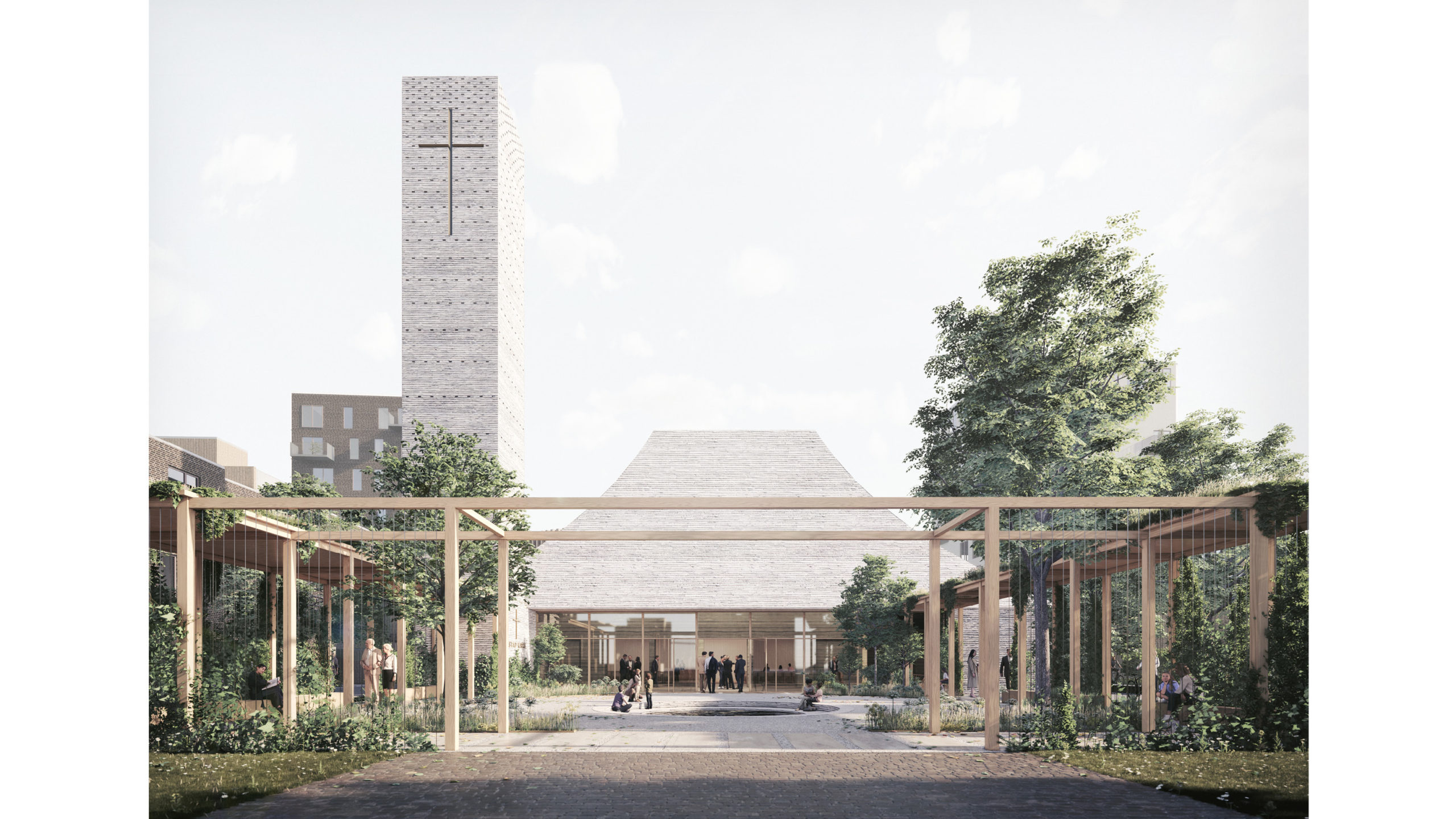 Ørestad church_OOPEAA_15_Entrance view