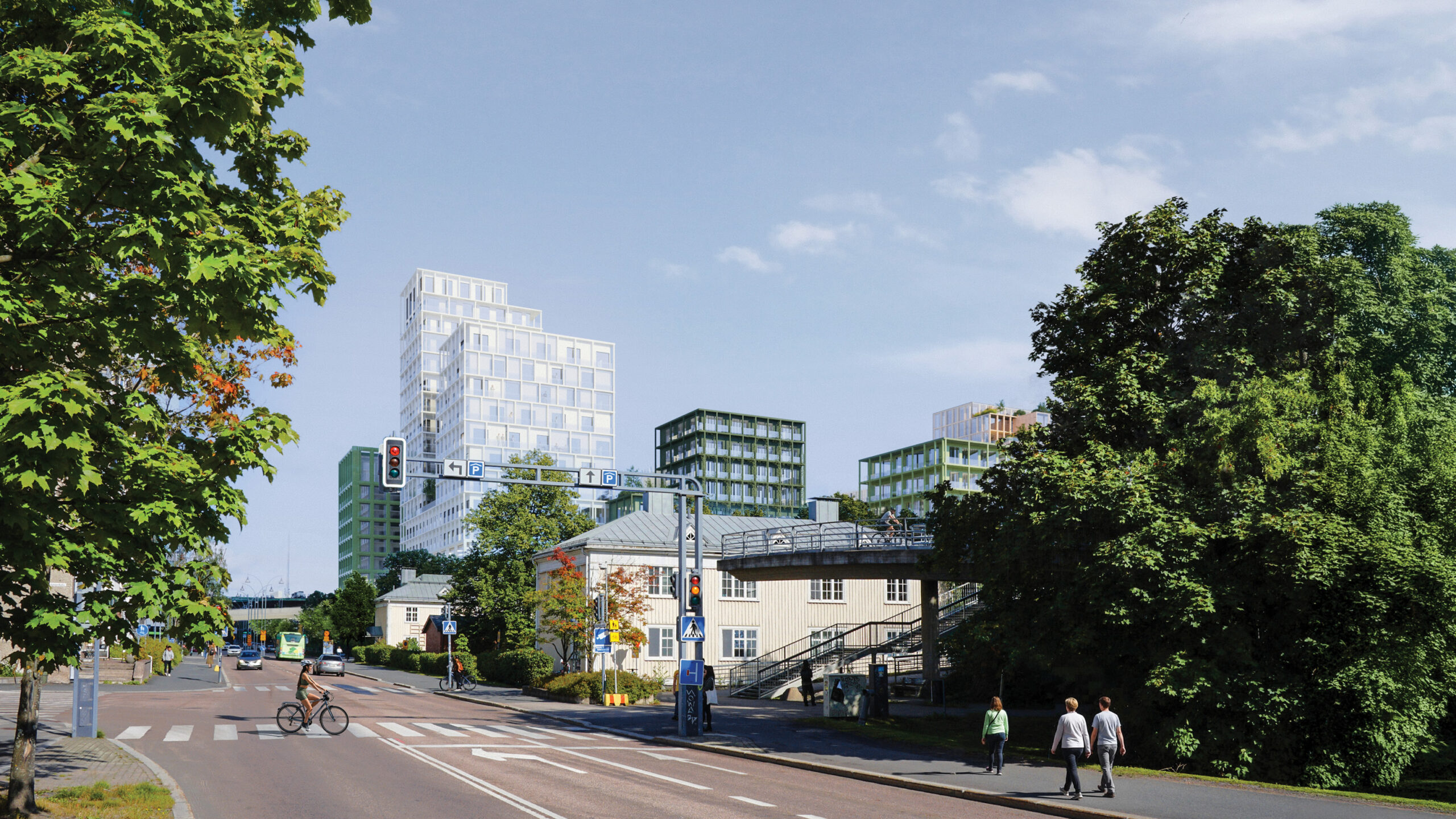 OOPEAA_Jyväskylän siltakorttelit_04_rendering_view from Hannikaisenkatu_zoom