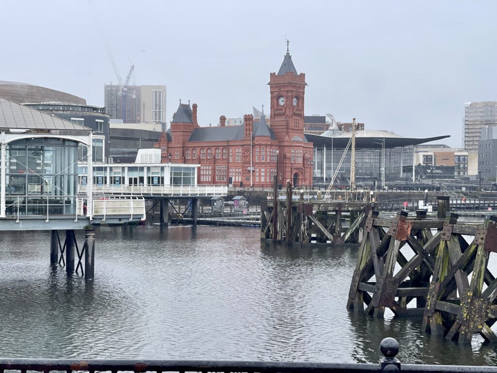 View of Cardiff Harbor