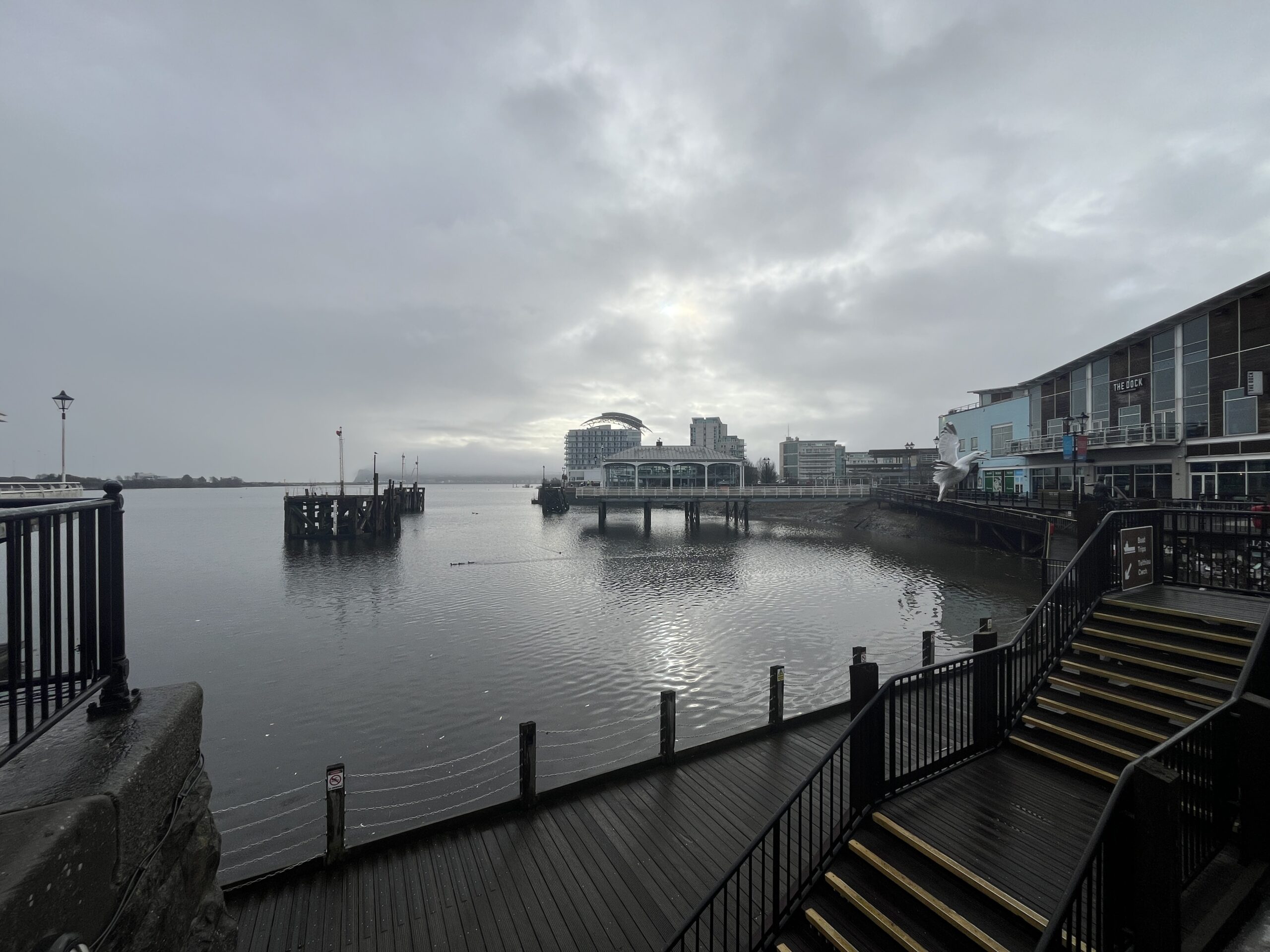 View of the Cardiff Bay