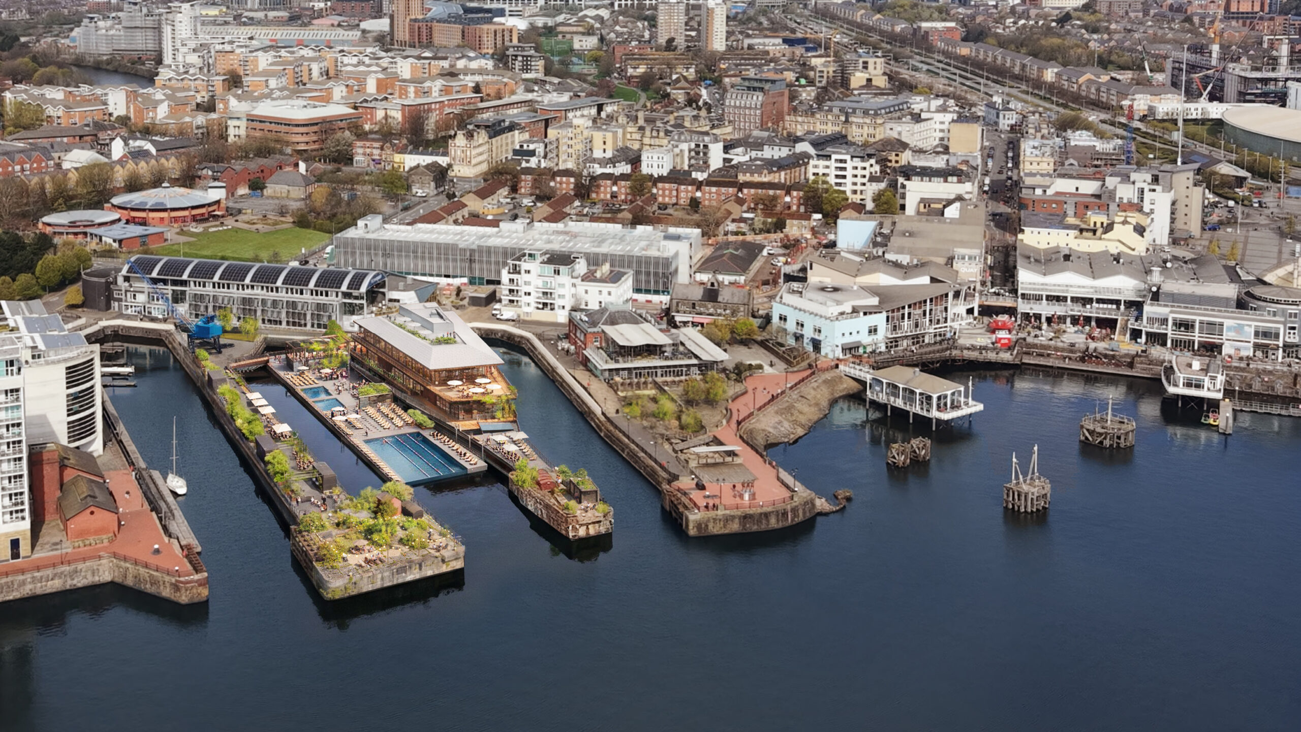 OOPEAA_PR_Allas Cardiff_2_rendering_aerial